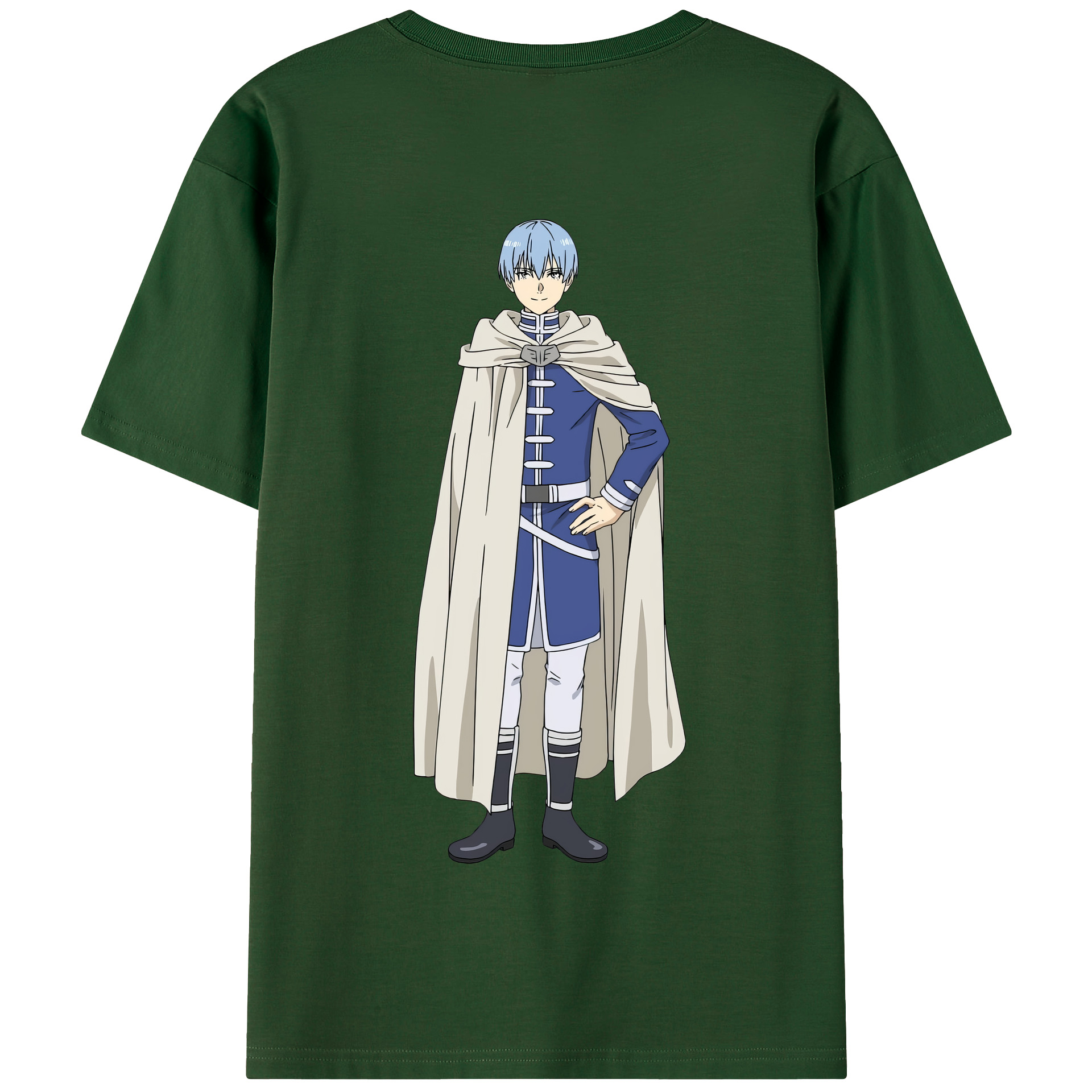 （画像用） 葬送のフリーレン Frieren 綿100％半袖Tシャツ（背面プリント）